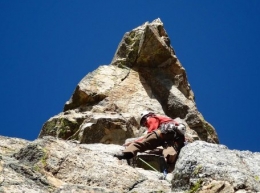 Final Pitch of Exum Arête