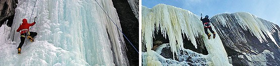 Ice Climbing In Pinedale, WY