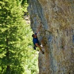 Drake Koger on Mental Hopscotch - Swift Creek Spire.